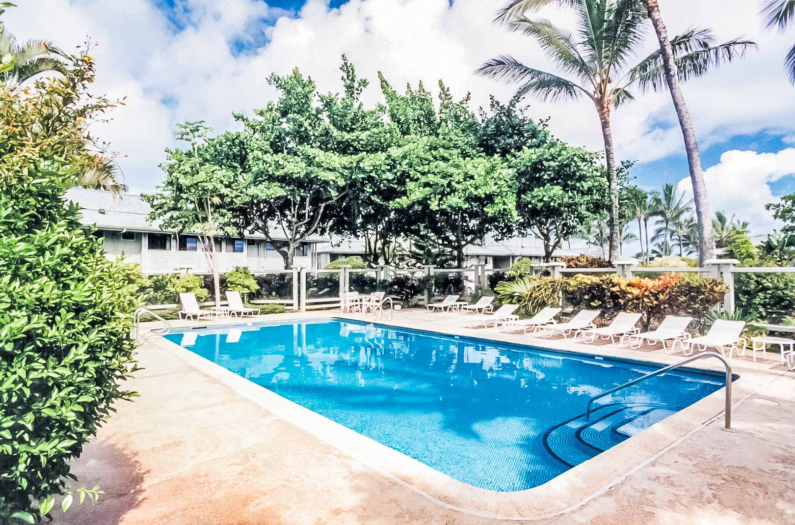 A crisp pool at VRI's Alii Kai Resort in Hawaii
